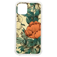 Flowers Pattern Texture Art Colorful Nature Painting Surface Vintage Iphone 12 Mini Tpu Uv Print Case	 by Maspions