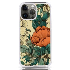 Flowers Pattern Texture Art Colorful Nature Painting Surface Vintage Iphone 13 Pro Max Tpu Uv Print Case by Maspions