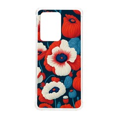 Red Poppies Flowers Art Nature Pattern Samsung Galaxy S20 Ultra 6 9 Inch Tpu Uv Case