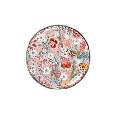 Vintage Floral Flower Art Nature Blooming Blossom Botanical Botany Pattern Hat Clip Ball Marker (10 Pack)