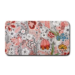 Vintage Floral Flower Art Nature Blooming Blossom Botanical Botany Pattern Medium Bar Mat