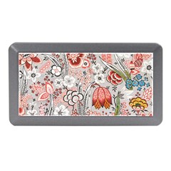 Vintage Floral Flower Art Nature Blooming Blossom Botanical Botany Pattern Memory Card Reader (mini) by Maspions