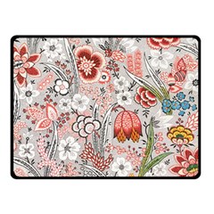 Vintage Floral Flower Art Nature Blooming Blossom Botanical Botany Pattern Two Sides Fleece Blanket (small)