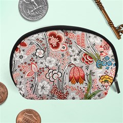 Vintage Floral Flower Art Nature Blooming Blossom Botanical Botany Pattern Accessory Pouch (large)