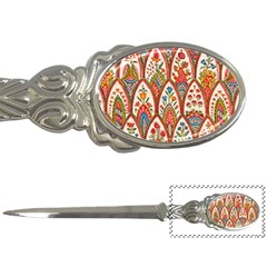 Vintage Pattern Fabric Floral Flowers European Nature Letter Opener