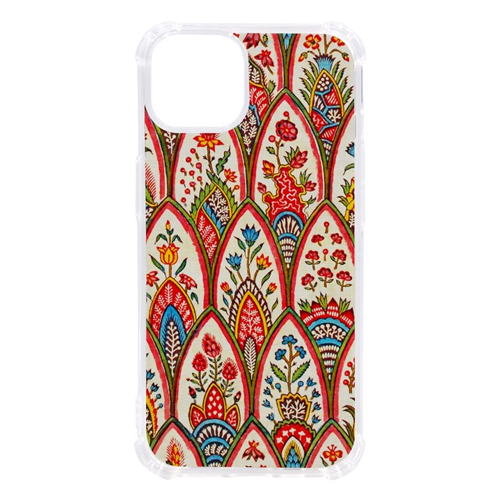 Vintage Pattern Fabric Floral Flowers European Nature iPhone 13 TPU UV Print Case