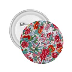 Flower Bloom Blossom Botanical Color Colorful Colour Element Digital Floral Floral Pattern 2 25  Buttons