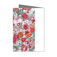 Flower Bloom Blossom Botanical Color Colorful Colour Element Digital Floral Floral Pattern Mini Greeting Cards (pkg Of 8)