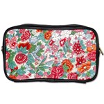 Flower Bloom Blossom Botanical Color Colorful Colour Element Digital Floral Floral Pattern Toiletries Bag (Two Sides) Front