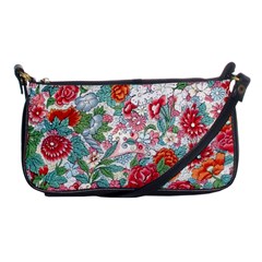 Flower Bloom Blossom Botanical Color Colorful Colour Element Digital Floral Floral Pattern Shoulder Clutch Bag