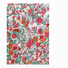 Flower Bloom Blossom Botanical Color Colorful Colour Element Digital Floral Floral Pattern Small Garden Flag (two Sides) by Maspions