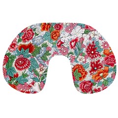 Flower Bloom Blossom Botanical Color Colorful Colour Element Digital Floral Floral Pattern Travel Neck Pillow