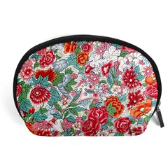 Flower Bloom Blossom Botanical Color Colorful Colour Element Digital Floral Floral Pattern Accessory Pouch (large)