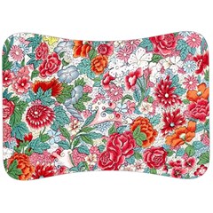 Flower Bloom Blossom Botanical Color Colorful Colour Element Digital Floral Floral Pattern Velour Seat Head Rest Cushion