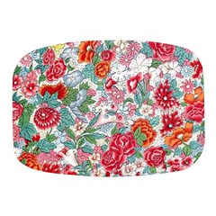 Flower Bloom Blossom Botanical Color Colorful Colour Element Digital Floral Floral Pattern Mini Square Pill Box by Maspions