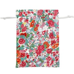 Flower Bloom Blossom Botanical Color Colorful Colour Element Digital Floral Floral Pattern Lightweight Drawstring Pouch (xl)