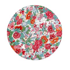 Flower Bloom Blossom Botanical Color Colorful Colour Element Digital Floral Floral Pattern Mini Round Pill Box (pack Of 5)