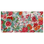 Flower Bloom Blossom Botanical Color Colorful Colour Element Digital Floral Floral Pattern Banner and Sign 8  x 4  Front