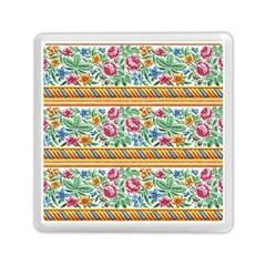 Flower Pattern Art Vintage Blooming Blossom Botanical Nature Famous Memory Card Reader (square) by Maspions