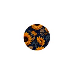 Flowers Pattern Spring Bloom Blossom Rose Nature Flora Floral Plant 1  Mini Buttons