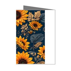 Flowers Pattern Spring Bloom Blossom Rose Nature Flora Floral Plant Mini Greeting Cards (pkg Of 8)