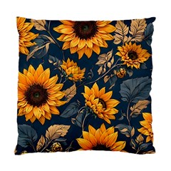 Flowers Pattern Spring Bloom Blossom Rose Nature Flora Floral Plant Standard Cushion Case (two Sides) by Maspions