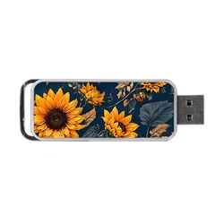 Flowers Pattern Spring Bloom Blossom Rose Nature Flora Floral Plant Portable Usb Flash (two Sides) by Maspions