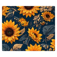 Flowers Pattern Spring Bloom Blossom Rose Nature Flora Floral Plant Two Sides Premium Plush Fleece Blanket (kids Size)