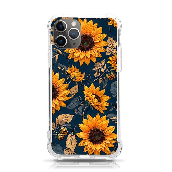 Flowers Pattern Spring Bloom Blossom Rose Nature Flora Floral Plant iPhone 11 Pro 5.8 Inch TPU UV Print Case