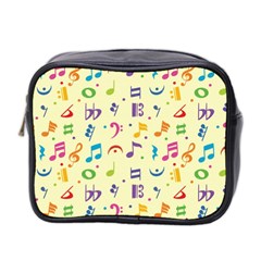 Seamless Pattern Musical Note Doodle Symbol Mini Toiletries Bag (two Sides) by Apen