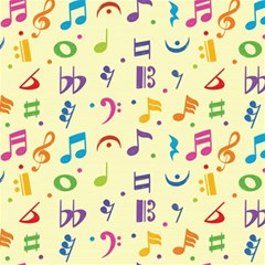 Seamless Pattern Musical Note Doodle Symbol Play Mat (square) by Apen