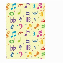 Seamless Pattern Musical Note Doodle Symbol Large Garden Flag (two Sides) by Apen