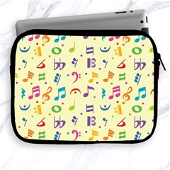 Seamless Pattern Musical Note Doodle Symbol Apple Ipad 2/3/4 Zipper Cases by Apen