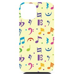 Seamless Pattern Musical Note Doodle Symbol Iphone 14 Black Uv Print Case by Apen