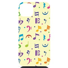 Seamless Pattern Musical Note Doodle Symbol Iphone 14 Plus Black Uv Print Case by Apen