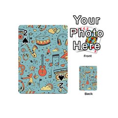 Seamless Pattern Musical Instruments Notes Headphones Player Playing Cards 54 Designs (mini) by Apen