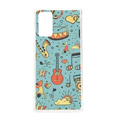 Seamless Pattern Musical Instruments Notes Headphones Player Samsung Galaxy Note 20 Tpu Uv Case by Apen