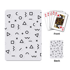 Memphis Pattern Playing Cards Single Design (rectangle)