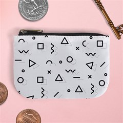 Memphis Pattern Mini Coin Purse by Apen