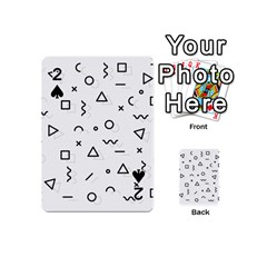 Memphis Pattern Playing Cards 54 Designs (mini)