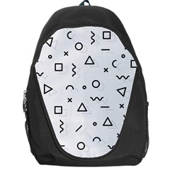 Memphis Pattern Backpack Bag by Apen