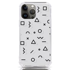 Memphis Pattern Iphone 13 Pro Max Tpu Uv Print Case by Apen