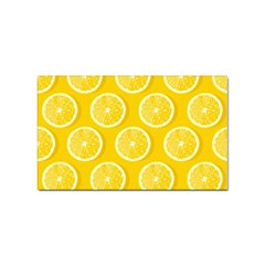 Lemon Fruits Slice Seamless Pattern Sticker Rectangular (100 Pack) by Apen