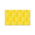 Lemon Fruits Slice Seamless Pattern Sticker Rectangular (100 pack) Front