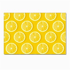 Lemon Fruits Slice Seamless Pattern Postcard 4 x 6  (pkg Of 10) by Apen