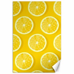 Lemon Fruits Slice Seamless Pattern Canvas 20  X 30  by Apen