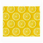 Lemon Fruits Slice Seamless Pattern Small Glasses Cloth (2 Sides) Front