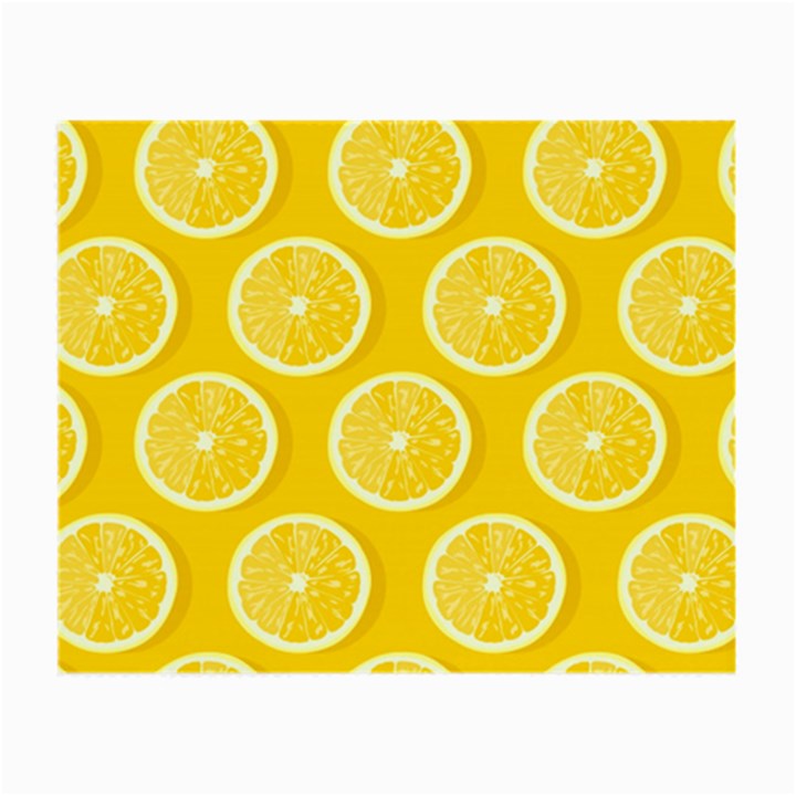 Lemon Fruits Slice Seamless Pattern Small Glasses Cloth (2 Sides)