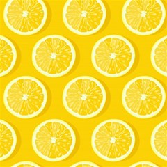 Lemon Fruits Slice Seamless Pattern Play Mat (rectangle) by Apen