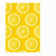 Lemon Fruits Slice Seamless Pattern Large Garden Flag (two Sides) by Apen